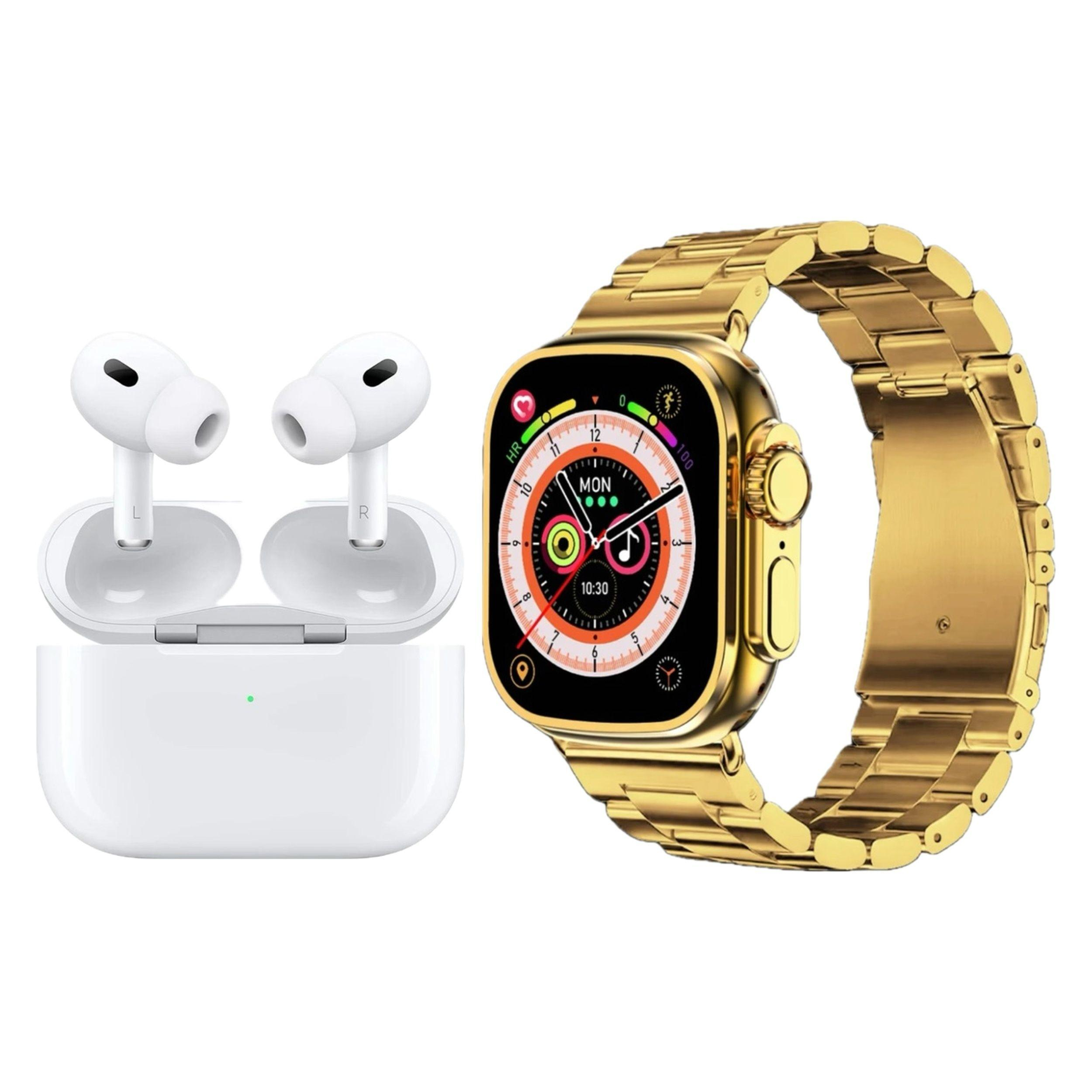 ساعت هوشمند مدل Airpods Pro 2 + i20 ULTRA به همراه هدفون ساعت هوشمند مدل Airpods Pro 2 + i20 ULTRA به همراه هدفون